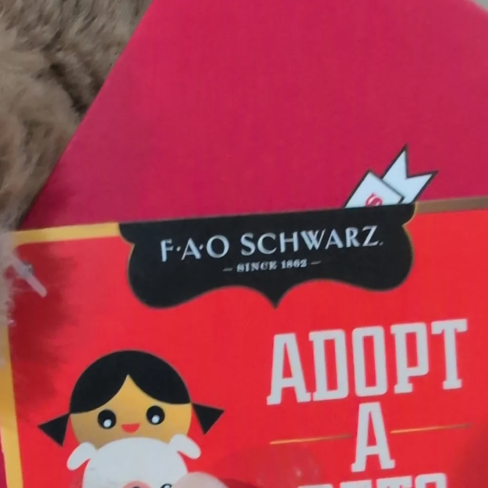 FAO Schwarz Brown Plush Sloth - From Their Adopt A Pet Collection